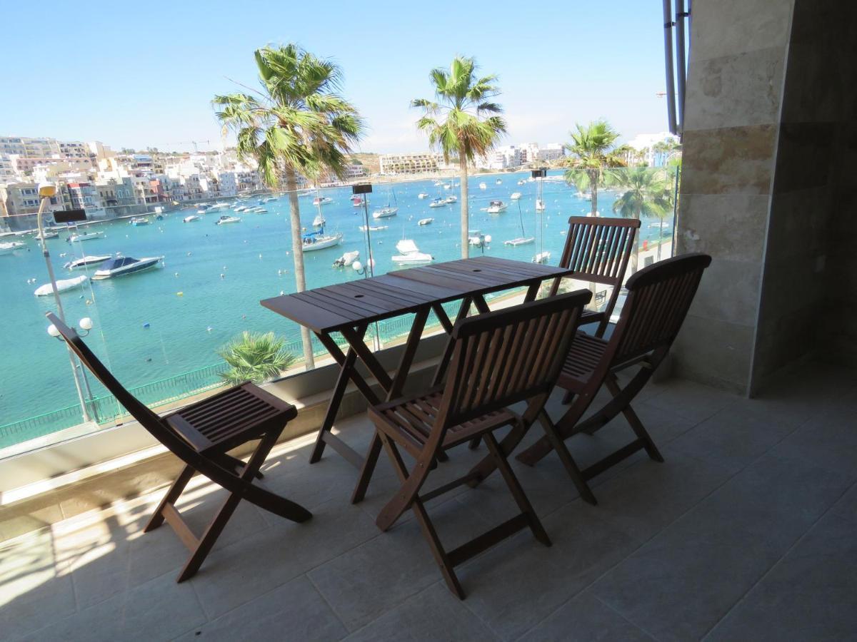 Aquamarine Sea Front Apartments - First Floor Марсаскала Экстерьер фото